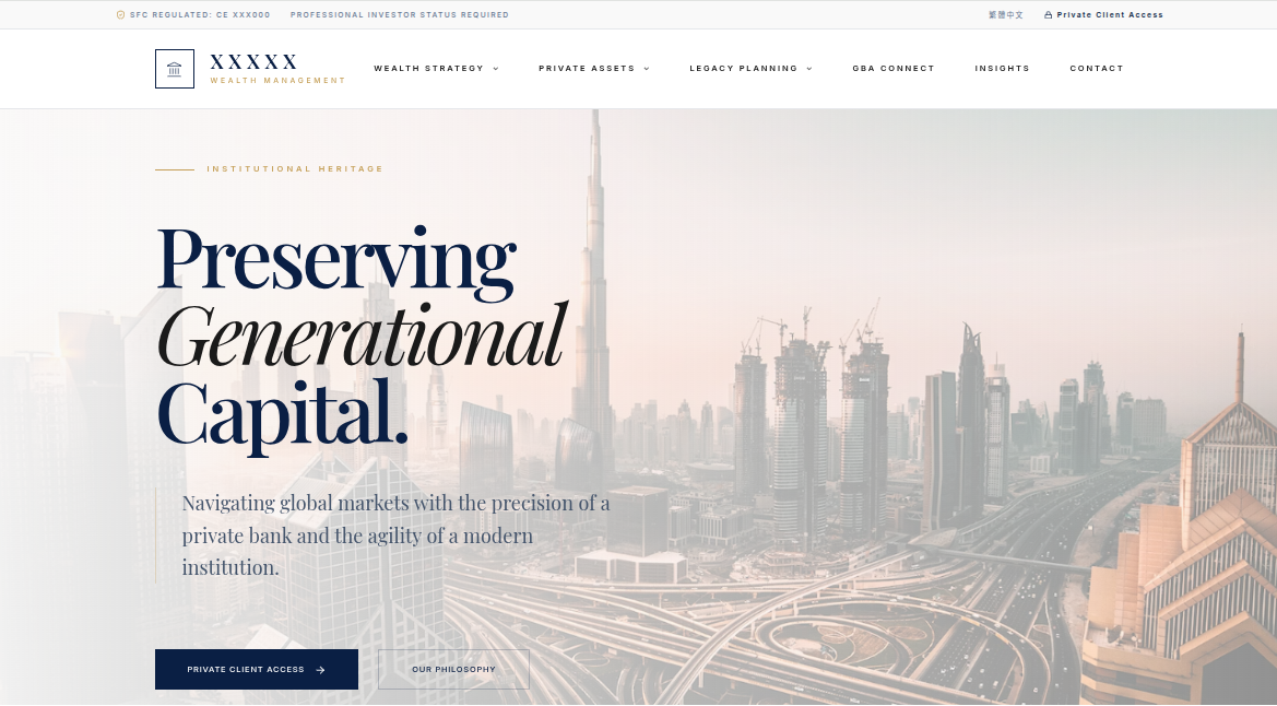 HK Brokerage wealth management dashboard preview